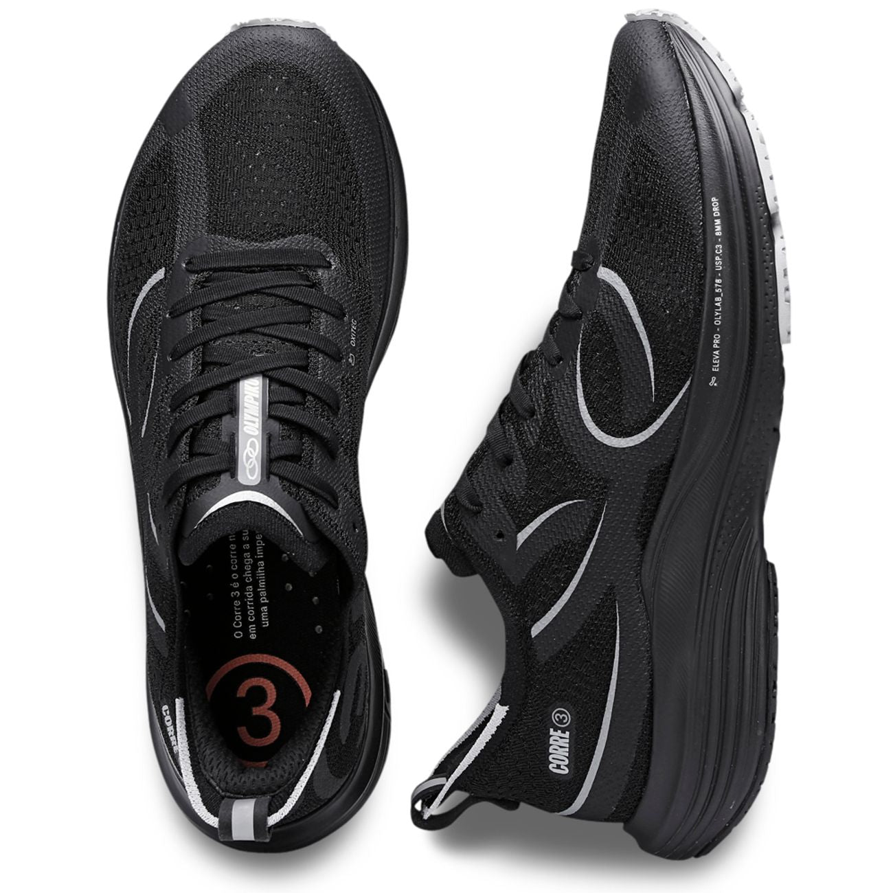 Tênis Corre 3 Preto – Preto Black
