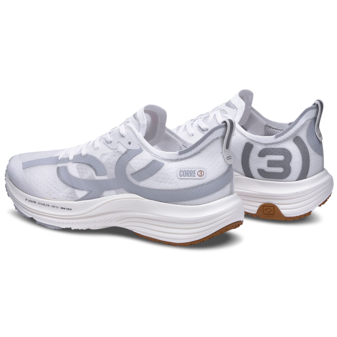 Tênis Corre 3 Preto – Branco Clean