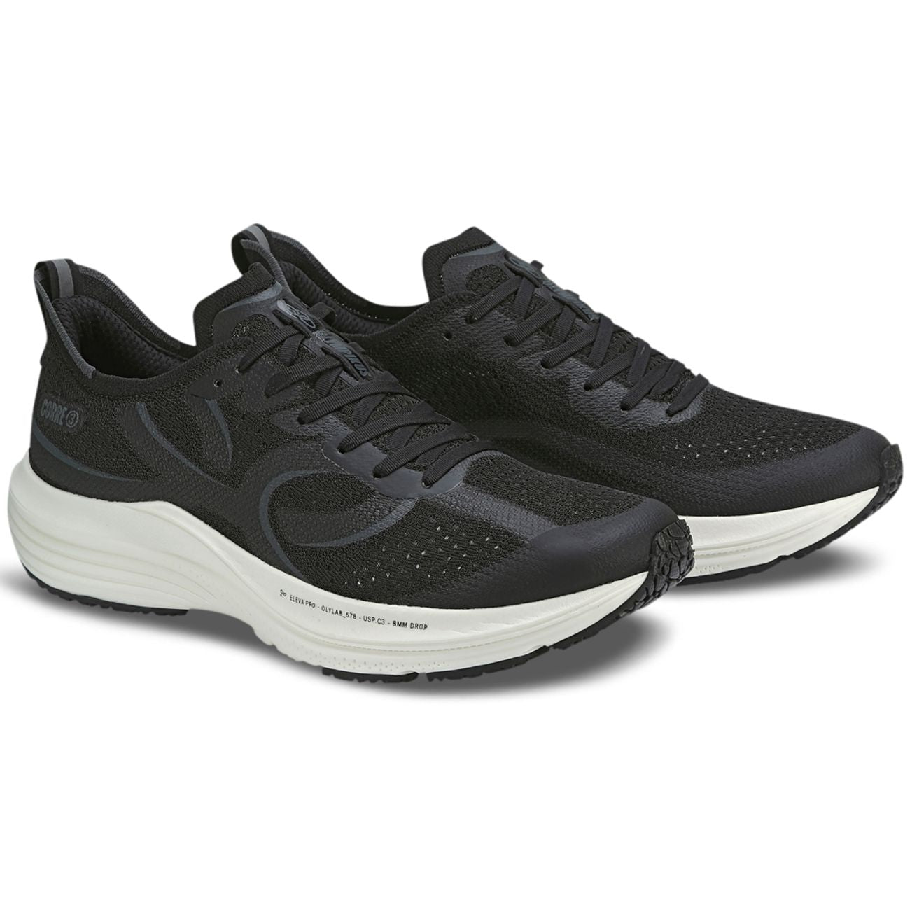 Tênis Corre 3 Preto e – Branco Clean