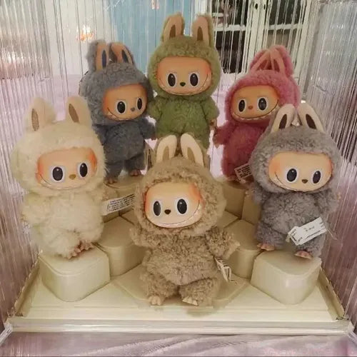 Chaveiro Real Labubu V1 V2 Blind Box Sit Party Action – Popmar Clássico
