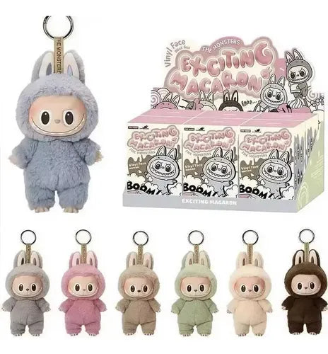 Chaveiro Real Labubu V1 V2 Blind Box Sit Party Action – Popmar Clássico