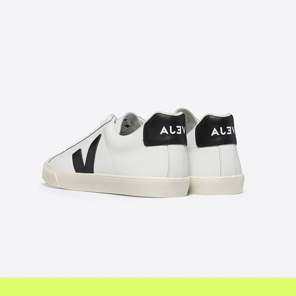 ESPLAR LEATHER WHITE – BLACK Confortável