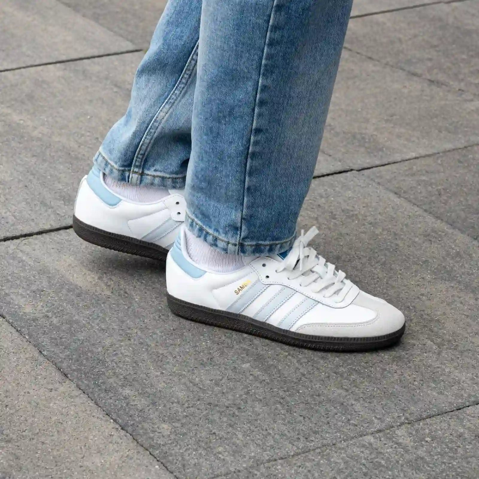 Samba OG Feminino "Halo Blue" – Azul Royal