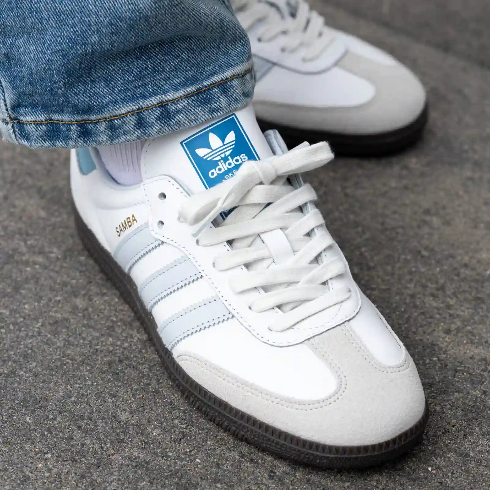 Samba OG Feminino "Halo Blue" – Azul Royal