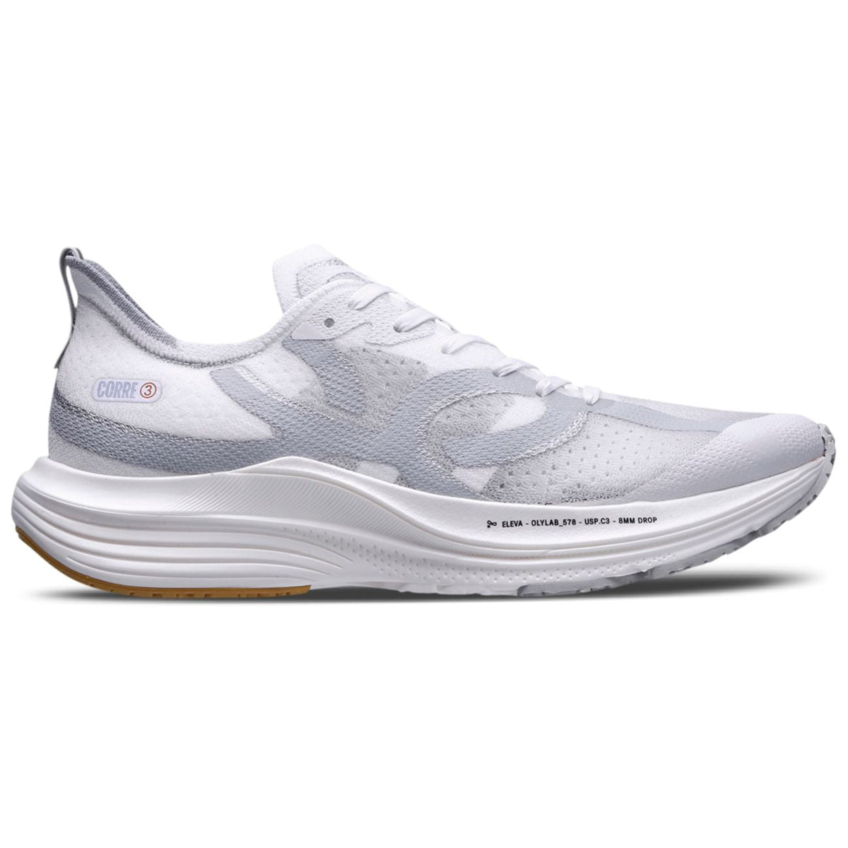 Tênis Corre 3 Preto – Branco Clean