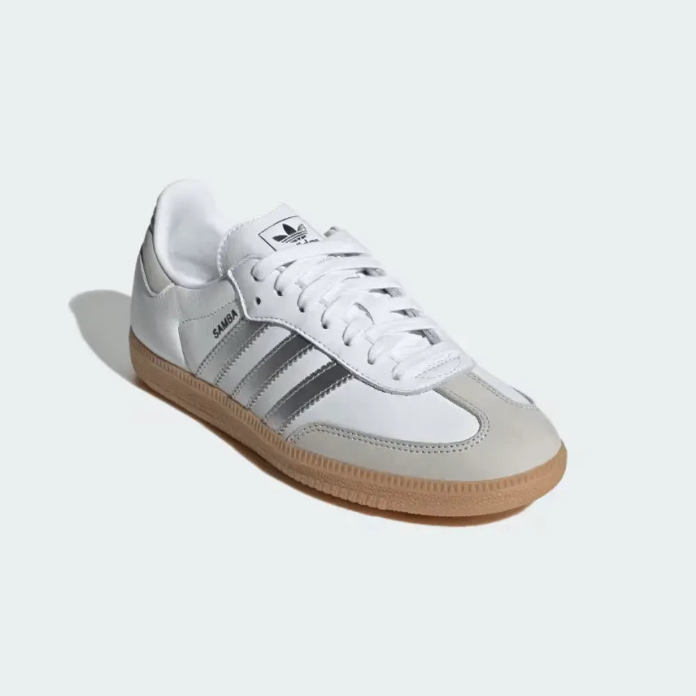 SAMBA OG Silver – Metallic Clássico