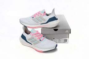 Ultraboost 22 White Almost – Blue Clássico