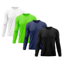 Kit 4 Camiseta Masculina Segunda Pele Proteção Solar UV Térmica Praia Manga Longa Blusa – Camisa Premium