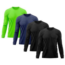 Kit 4 Camiseta Masculina Segunda Pele Proteção Solar UV Térmica Praia Manga Longa Blusa – Camisa Premium