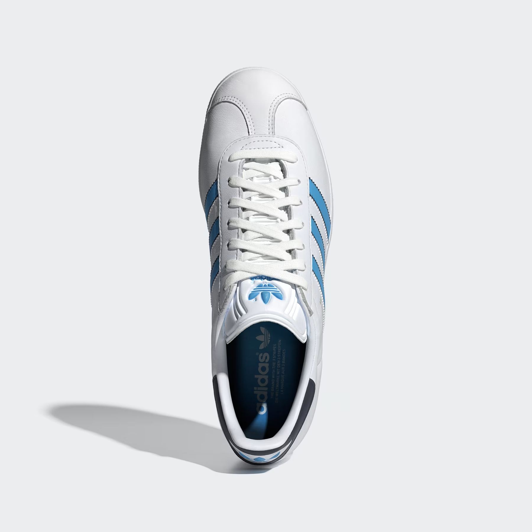 Gazelle Indoor Branco com – Azul Royal