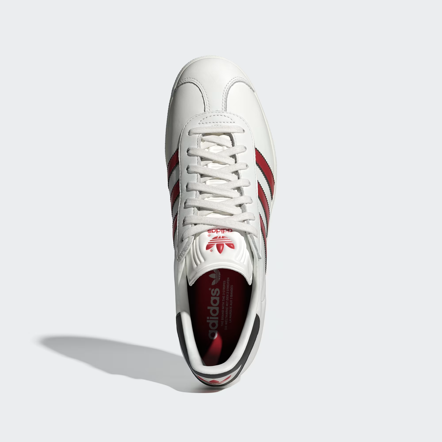 Gazelle Indoor Branco com – Vermelho Vibrante