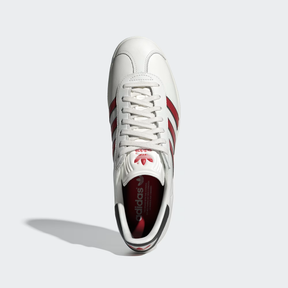 Gazelle Indoor Branco com – Vermelho Vibrante