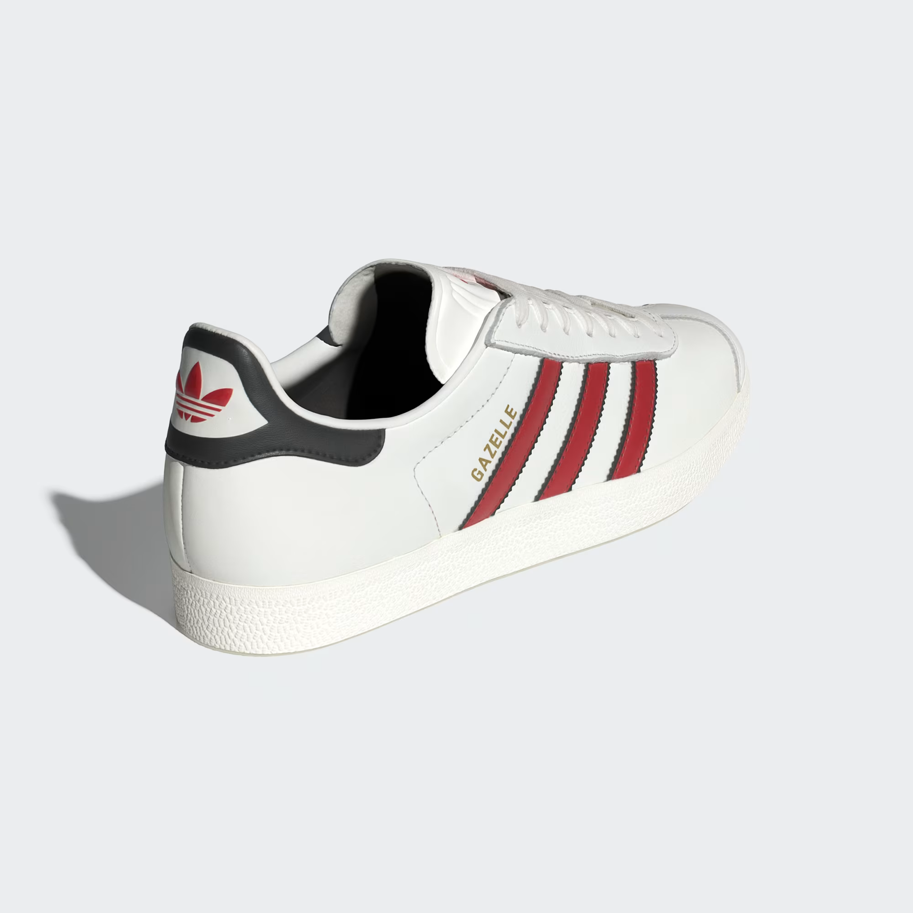 Gazelle Indoor Branco com – Vermelho Vibrante