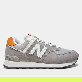 Tênis 574 V2 - +Laranja – Cinza Moderno