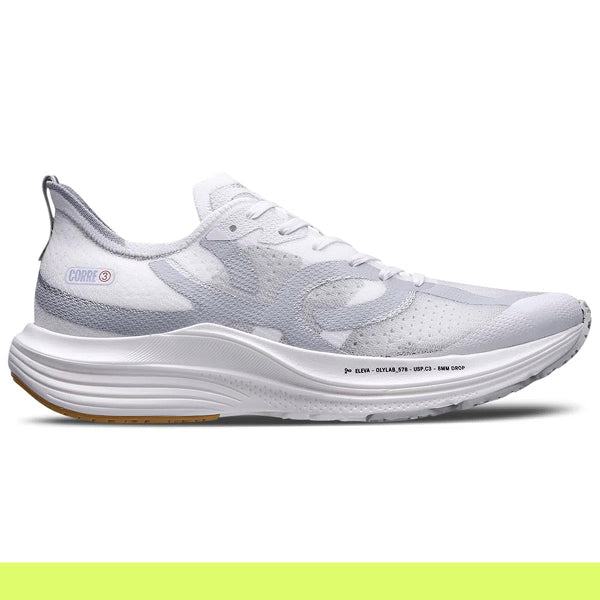 Tênis Corre 3 Prata + – Branco Clean