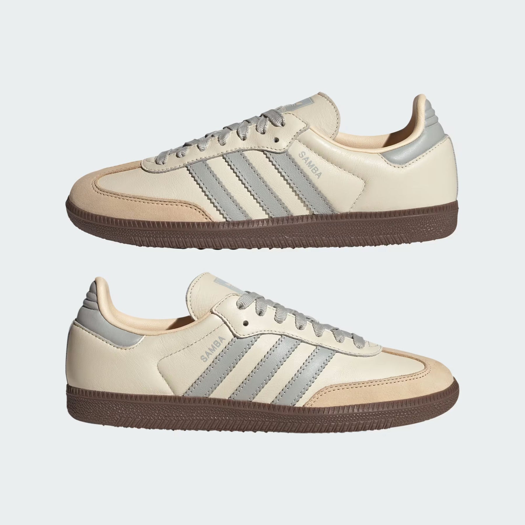Samba OG Creme e – Cinza Moderno