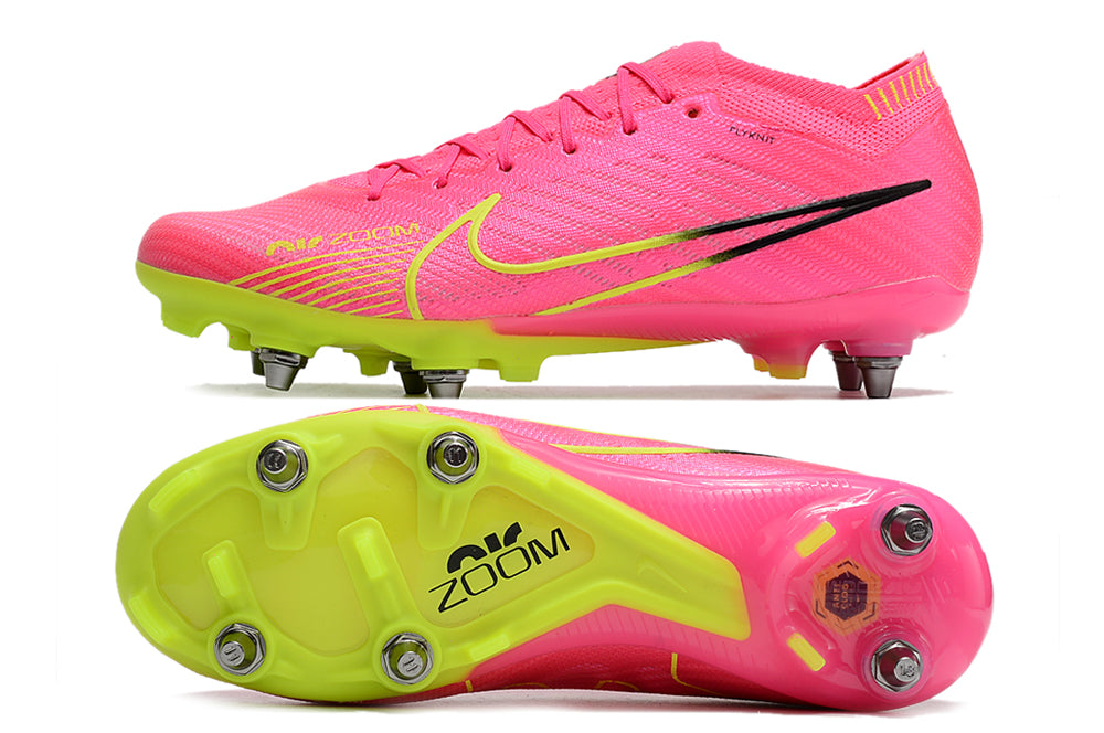 Chuteira Mercurial VAPOR 15 Air Zoom Ultra TRAVA MISTA + MEIA E – BOLSA Elegante