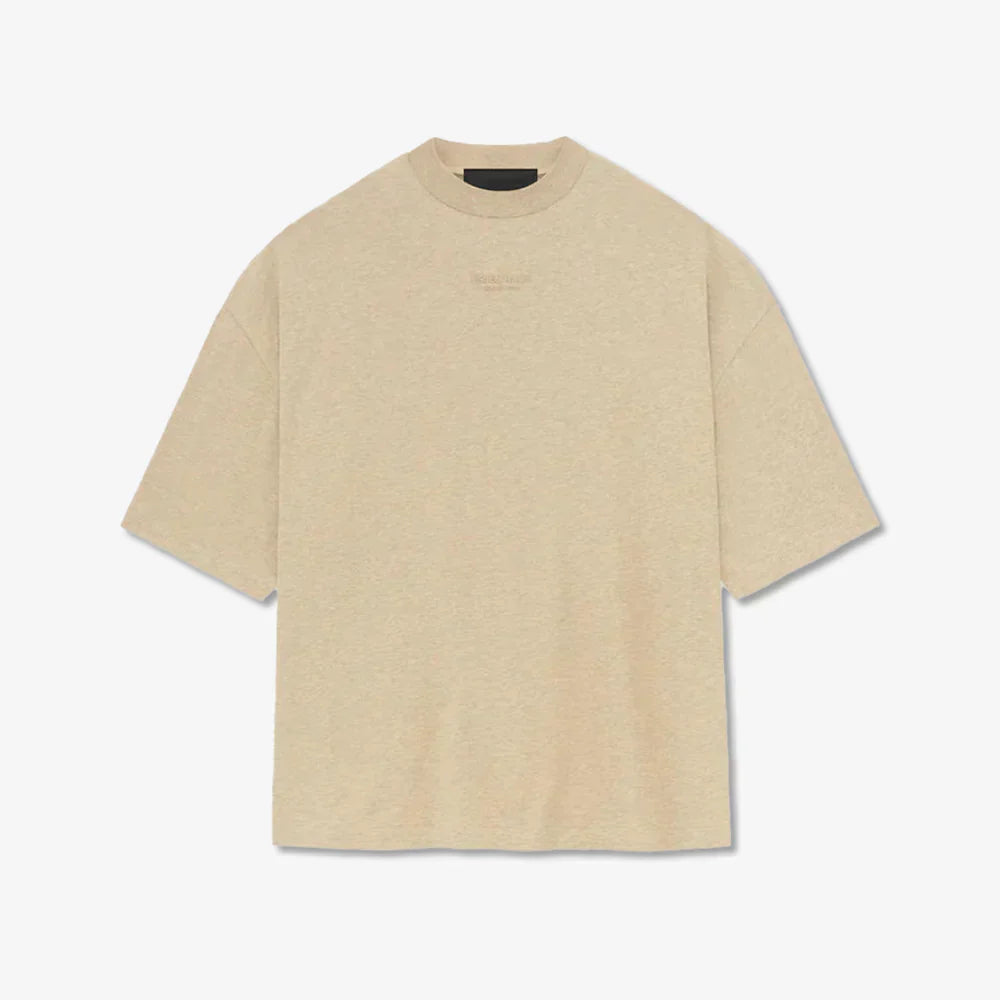 Camiseta Fear of God Essentials Gold – Heather Exclusivo