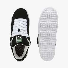 Suede XL Black – White Elegante